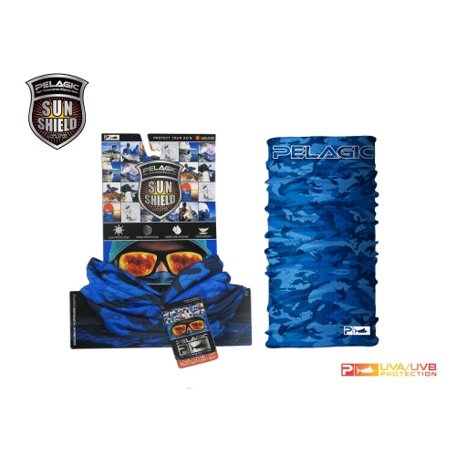 SPF Sunshield Fish Camo II - Blue (792IIB)
