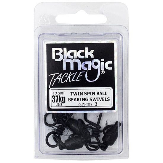 Black Magic Twin Spin Ball Bearing Swivel