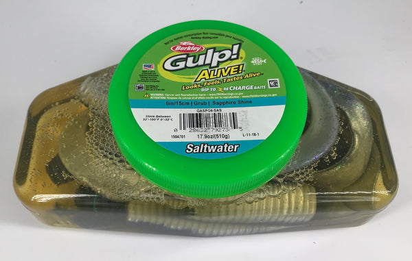 Berkley GULP! Alive 6in/15cm Grub Soft Bait Tub